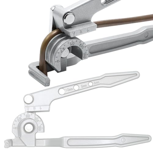 CCLIFE Rohrbiegegerät 3 in 1 Rohrbieger 6 8 10mm Manueller Rohrbieger 0-180° für Aluminium Messing Kupferrohr Dünnwandiges Hohlrohr, 1 Stück CCLIFE Rohrbiegegerät 3 in 1 Rohrbieger 6 8 10mm Manueller Rohrbieger 0-180° für Aluminium Messing Kupferrohr Dünnwandiges Hohlrohr, 1 Stück von CCLIFE
