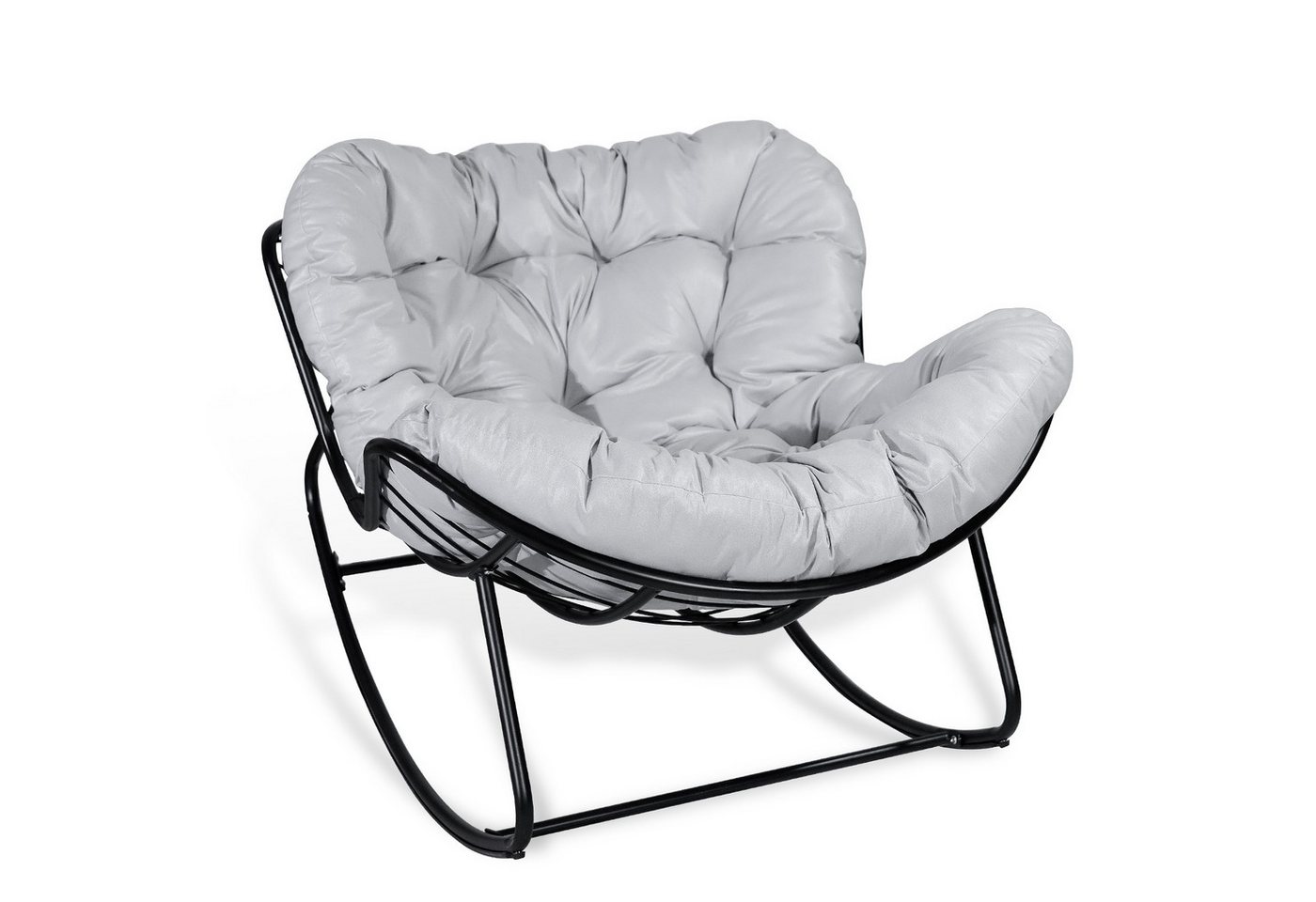 CCLIFE Schaukelsessel Schaukelstuhl Schaukelsessel Relaxstuhl Belastbarkeit 150KG CCLIFE Schaukelsessel Schaukelstuhl Schaukelsessel Relaxstuhl Belastbarkeit 150KG von CCLIFE