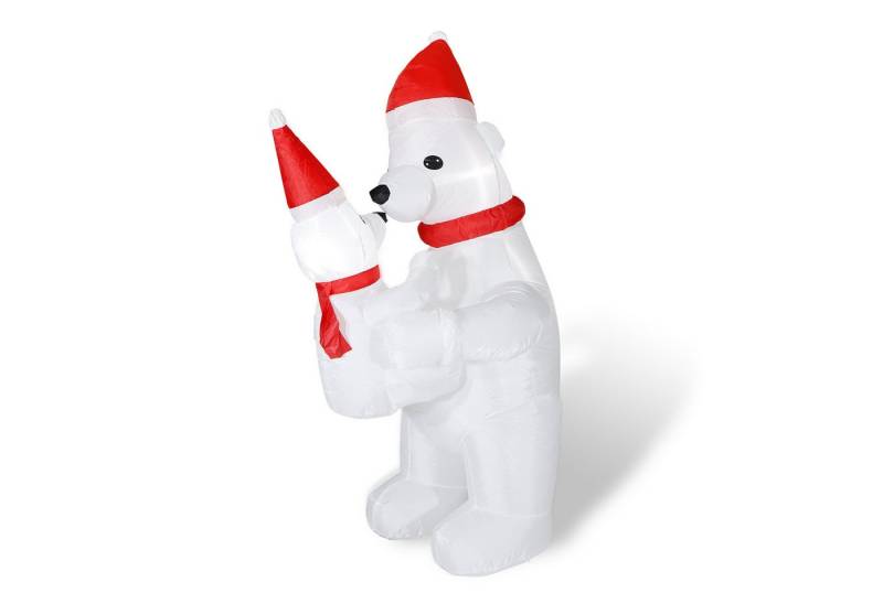 CCLIFE Schneemann LED aufblasbarer Schneemann mit Schneefall Weihnachtsdeko beleuchtet CCLIFE Schneemann LED aufblasbarer Schneemann mit Schneefall Weihnachtsdeko beleuchtet von CCLIFE