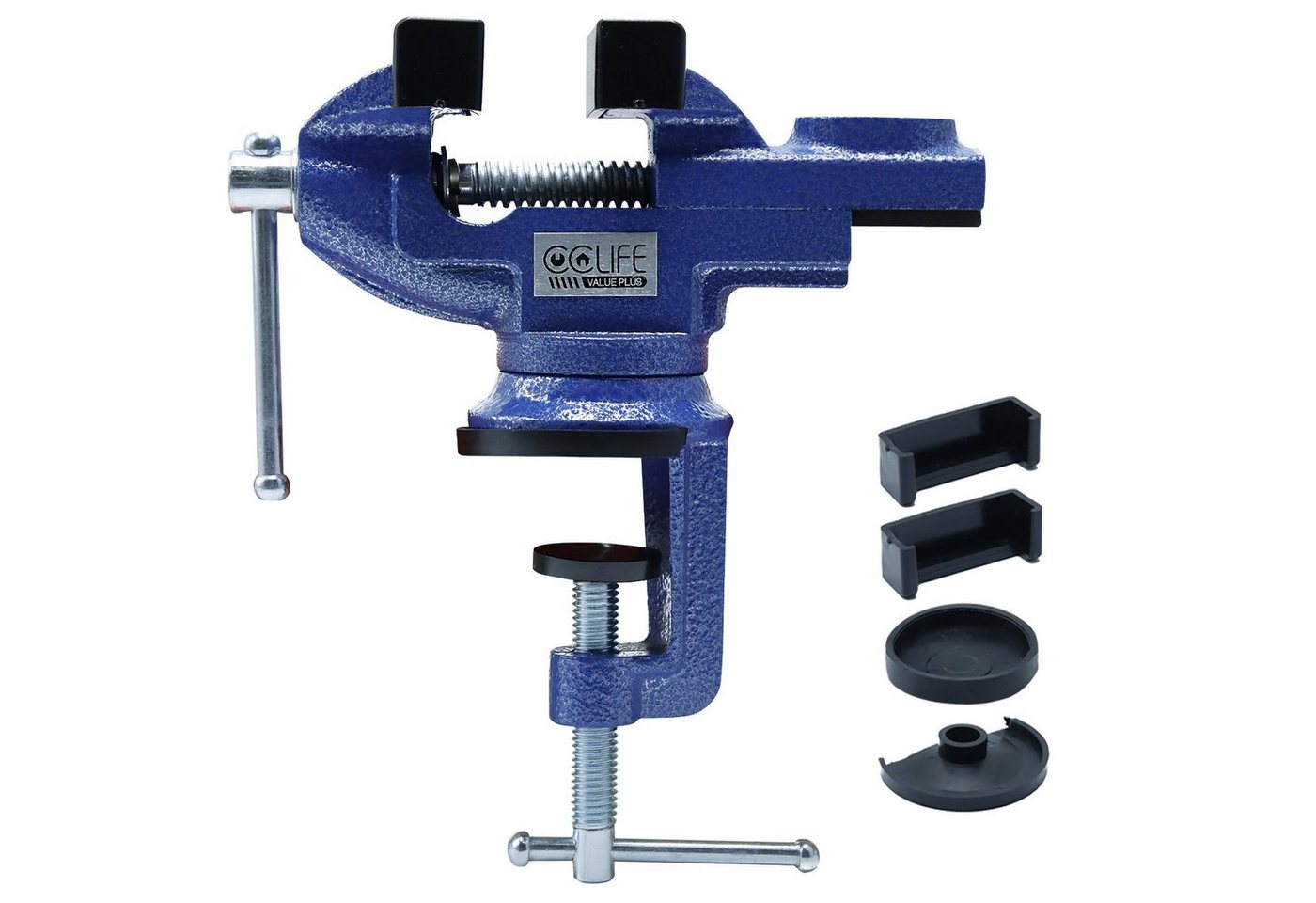 CCLIFE Schraubstock Schraubstock Drehbar 50/70mm Werkbankschraubstock Parallelschraubstock CCLIFE Schraubstock Schraubstock Drehbar 50/70mm Werkbankschraubstock Parallelschraubstock von CCLIFE