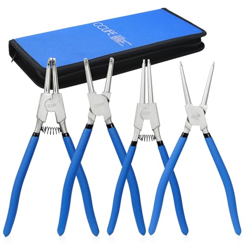 CCLIFE Sicherungsringzange Seegeringzange Set Sprengringzange Segeringzange Sortiment Sicherungszange 310mm 4 tlg Innen/Außen CCLIFE Sicherungsringzange Seegeringzange Set Sprengringzange Segeringzange Sortiment Sicherungszange 310mm 4 tlg Innen/Außen von CCLIFE