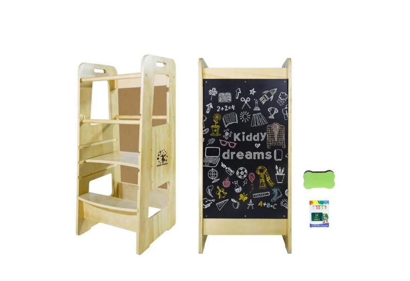 CCLIFE Stehhilfe CCLIFE Lernturm Kinderstuhl Learning Tower Tritthocker Montessori von CCLIFE