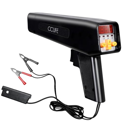 CCLIFE Zündlichtpistole Stroboskoplampe Digitalanzeige Zündpistole Blitzpistole Zündung Zündzeitpunktpistole 10-16V, 10 W CCLIFE Zündlichtpistole Stroboskoplampe Digitalanzeige Zündpistole Blitzpistole Zündung Zündzeitpunktpistole 10-16V, 10 W von CCLIFE
