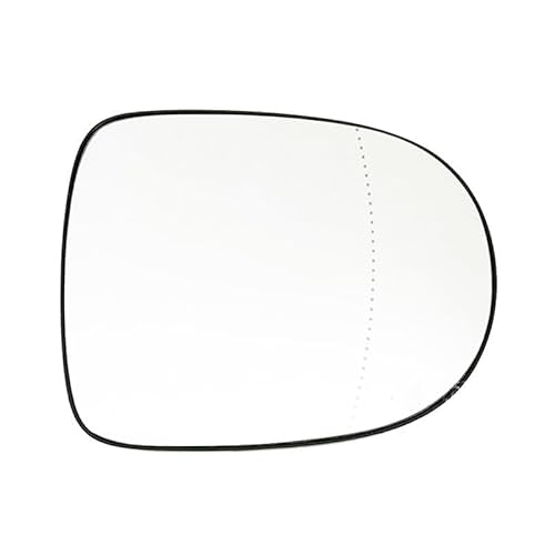 CCLXWY Flügel Spiegelglas Ersatz für Twingo 2010-2014,Umkehrlinse Rückfahrglas Spiegel mit Heizfunktion/Spiegelglas Links Rechts mit Trägerplatte,Right von CCLXWY