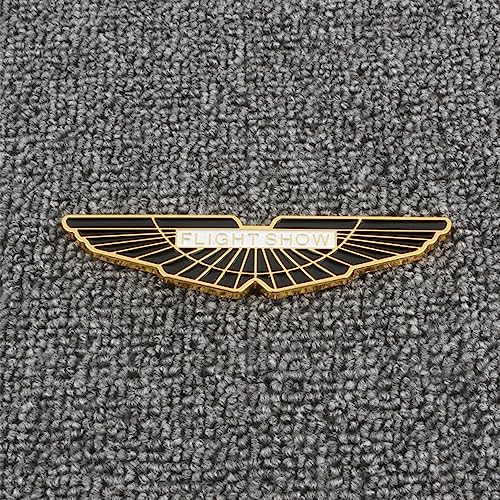 CCOZD 2 Stück Autoaufkleber für Aston Martin Vantage DBX V8 V12 DB11 DBS DB9 Motorhaubenaufkleber Kofferraumaufkleber Emblem Buchstabe Wort Aufkleber Dekoration Styling Zubehör,D von CCOZD