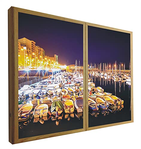 CCRETROILUMINADOS Beleuchtete Falsche Fenster mit LEDs Puerto Santander von CCRETROILUMINADOS