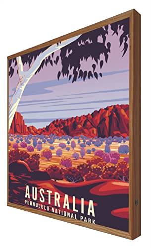 CCRETROILUMINADOS Beleuchtetes Vintage-Schild mit LED-Licht Australien: Reiseserie von CCRETROILUMINADOS