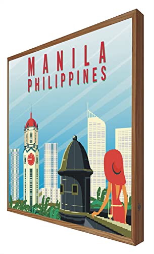 CCRETROILUMINADOS Beleuchtetes Vintage-Schild mit LED-Licht Manila: Reiseserie von CCRETROILUMINADOS