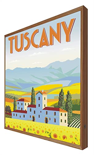 CCRETROILUMINADOS Beleuchtetes Vintage-Schild mit LED-Licht Tuscany: Reiseserie von CCRETROILUMINADOS