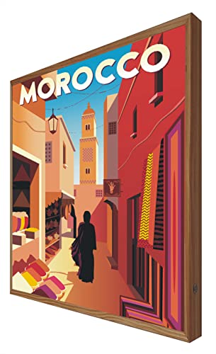 CCRETROILUMINADOS Beleuchtetes Vintage-Schild mit LED-Licht von Morocco: Reiseserie von CCRETROILUMINADOS