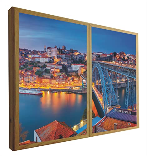 CCRETROILUMINADOS Falsche Dekorative Fenster Hintergrundbeleuchtung Brücke Don Louis I Porto von CCRETROILUMINADOS