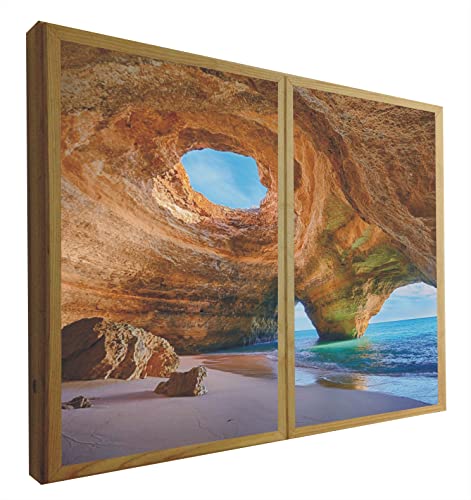 CCRETROILUMINADOS Falsche Fenster, dekorative Beleuchtung, Höhle von Benagil von CCRETROILUMINADOS