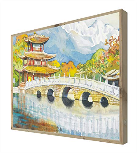 Lijiang Holzschild mit LED-Licht Jade Spring Park Lijiang Holzschild mit LED-Licht Jade Spring Park von CCRETROILUMINADOS