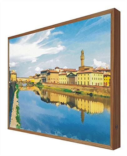 Vintage-Schild, beleuchtet, mit LED-Licht, Ponte Vecchio Venedig von CCRETROILUMINADOS