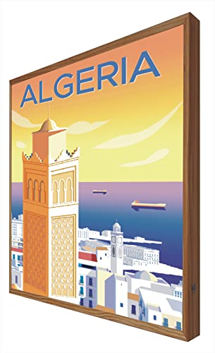 CCRETROILUMINADOS Vintage Schild Hintergrundbeleuchtung Algerien: Reise-Serie von CCRETROILUMINADOS