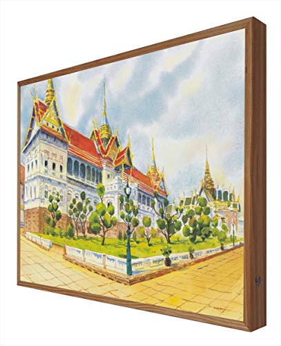 Vintage-Schild mit Hintergrundbeleuchtung, Großer Palast von Bangkok von CCRETROILUMINADOS
