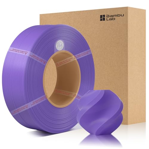 CCTREE Bamboo Original X1 PLA Basic Refill Filament 1.75MM High Toughness&High Speed, Easy Printing with RFID für Bambu Lab A1/X1/P1 AMS 1KG +/- 0.03mm (Without Spool) (Lila 10700) von CCTREE