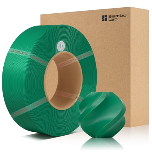 CCTREE Bamboo Original X1 PLA Basic Refill Filament 1.75MM High Toughness&High Speed, Easy Printing with RFID für Bambu Lab A1/X1/P1 AMS 1KG +/- 0.03mm (Without Spool) (Mistelgrün 10502) von CCTREE