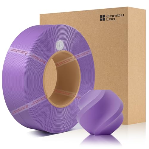 CCTREE Bamboo Original X1 PLA Matte Refill Filament 1.75MM High Toughness&High Speed, Easy Printing with RFID für Bambu Lab A1/X1/P1 AMS 1KG +/- 0.03mm (Without Spool) (Fliederlila 11700) von CCTREE