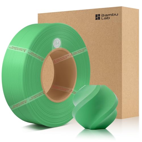 CCTREE Bamboo Original X1 PLA Matte Refill Filament 1.75MM High Toughness&High Speed, Easy Printing with RFID für Bambu Lab A1/X1/P1 AMS 1KG +/- 0.03mm (Without Spool) (Grasgrün 11500) von CCTREE