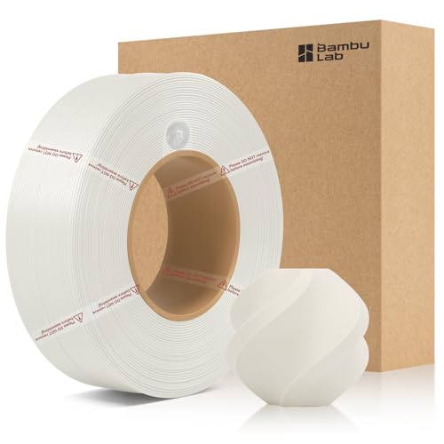 CCTREE Bamboo Original X1 PLA Matte Refill Filament 1.75MM High Toughness&High Speed, Easy Printing with RFID für Bambu Lab A1/X1/P1 AMS 1KG +/- 0.03mm (Without Spool) (Knochenweiß 11103) von CCTREE