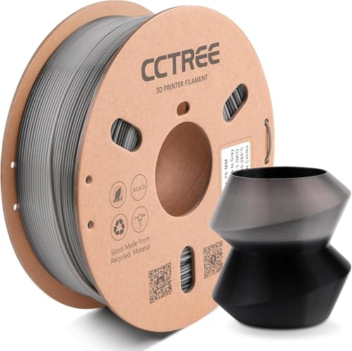 CCTREE PETG 3D DruckerFilament 1.75mm, 1kg Spool, Good Layer Adhesion High Toughness Gradient Color PETG Filament, Dimensional Accuracy +/- 0.03mm, Farbverlauf schwarz zu grau CCTREE PETG 3D DruckerFilament 1.75mm, 1kg Spool, Good Layer Adhesion High Toughness Gradient Color PETG Filament, Dimensional Accuracy +/- 0.03mm, Farbverlauf schwarz zu grau von CCTREE