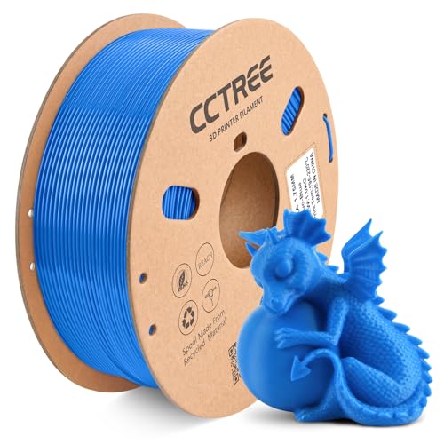 CCTREE PLA+ Filament 1.75mm, Stronger and Toughness 3D Printer Filament PLA Plus, Dimensional Accuracy +/- 0.03 mm, 1KG Spool (2.2 lbs), 3D Druck Filament for Most FDM 3D Printers, Himmelblau von CCTREE