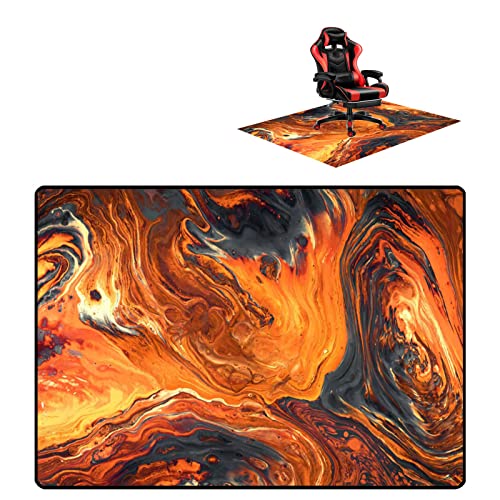 Bodenschutzmatte Gaming Bürostuhl Stuhlmatten Bodenschutzmatte Bürostuhl Unterlage Bürostuhlunterlage Rutschfestes Kratzfest Stuhl unterlage Chair Mat 100×120CM von CCTSA