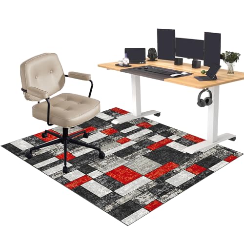 Bodenschutzmatte für Hartböden, Gaming Bürostuhl Unterlage, Gaming Teppich, Unterlage Schreibtischstuhl, Teppich-Stuhlmatte, Stuhl Unterlage Schreibtisch, Bürostuhl Matte, Gamer Teppich 120 x 160 cm von CCTSA