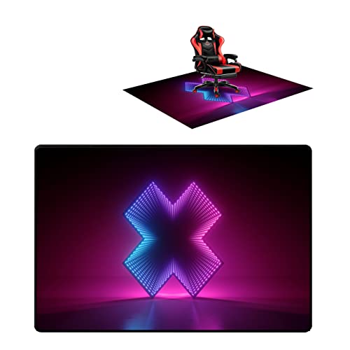 CCTSA 100x140CM Floorpad Chairmat Bodenschutzmatte Gaming Bürostuhl Stuhlmatten Boden Gaming Bodenmatte Bodenschutzmatte mit Rutschfester Unterlage Kratzfest Stuhl Unterlage Waschbar von CCTSA