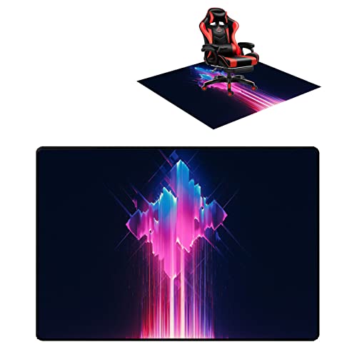 CCTSA 100x140CM Floorpad Chairmat Bodenschutzmatte Gaming Bürostuhl Stuhlmatten Boden Gaming Bodenmatte Bodenschutzmatte mit Rutschfester Unterlage Kratzfest Stuhl Unterlage Waschbar von CCTSA