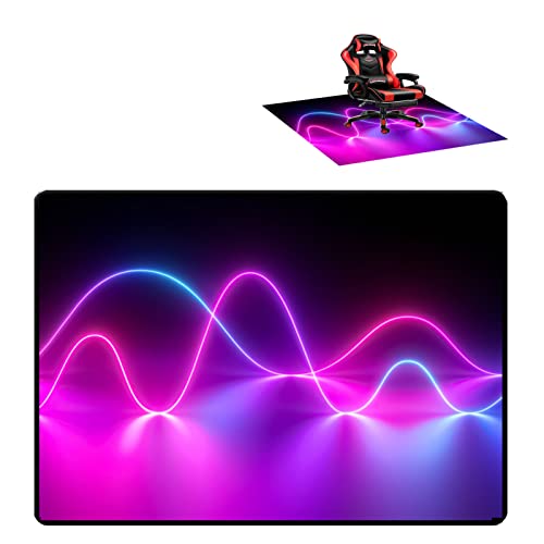 CCTSA 100x140CM Floorpad Chairmat Bodenschutzmatte Gaming Bürostuhl Stuhlmatten Boden Gaming Bodenmatte Bodenschutzmatte mit Rutschfester Unterlage Kratzfest Stuhl Unterlage Waschbar von CCTSA