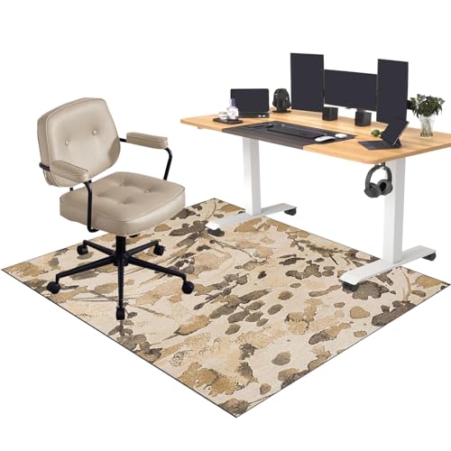 CCTSA 150 x 180 cm Bodenschutzmatte für Hartböden - Gaming Teppich für Stuhl - Gaming Bürostuhl Unterlage - Unterlage Schreibtischstuhl - Teppich-Stuhlmatte - Stuhl Unterlage Schreibtisch von CCTSA