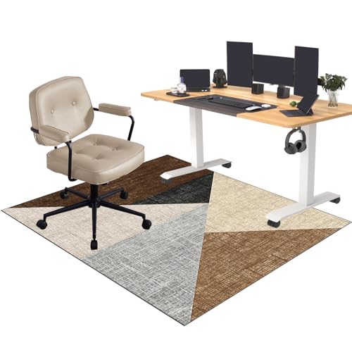 CCTSA 160 x 180 cm Bodenschutzmatte für Hartböden - Gaming Teppich für Stuhl - Gaming Bürostuhl Unterlage - Unterlage Schreibtischstuhl - Teppich-Stuhlmatte - Stuhl Unterlage Schreibtisch von CCTSA
