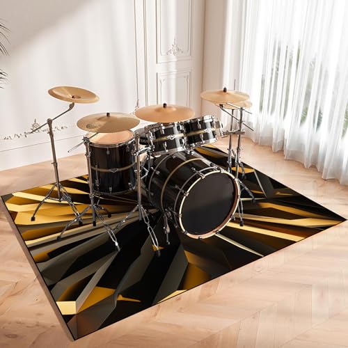 CCTSA 230 x 200 cm Schlagzeugteppich, rutschfeste Trommel Teppiche, Schallschutzdecke, Schlagzeug Teppich für Bass Drum Snare, Akustik Elektrisches Schlagzeug Teppich für Studio, Wohnung CCTSA 230 x 200 cm Schlagzeugteppich, rutschfeste Trommel Teppiche, Schallschutzdecke, Schlagzeug Teppich für Bass Drum Snare, Akustik Elektrisches Schlagzeug Teppich für Studio, Wohnung von CCTSA