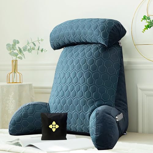 CCTSA Extragroßes Lesekissen mit Armlehnen Ergonomisches Rückenstützkissen für Bett Sofa Bettruhekissen mit waschbaren Bezügen Rückenkissen Bett zum Spielen Entspannen und Sitzen CCTSA Extragroßes Lesekissen mit Armlehnen Ergonomisches Rückenstützkissen für Bett Sofa Bettruhekissen mit waschbaren Bezügen Rückenkissen Bett zum Spielen Entspannen und Sitzen von CCTSA