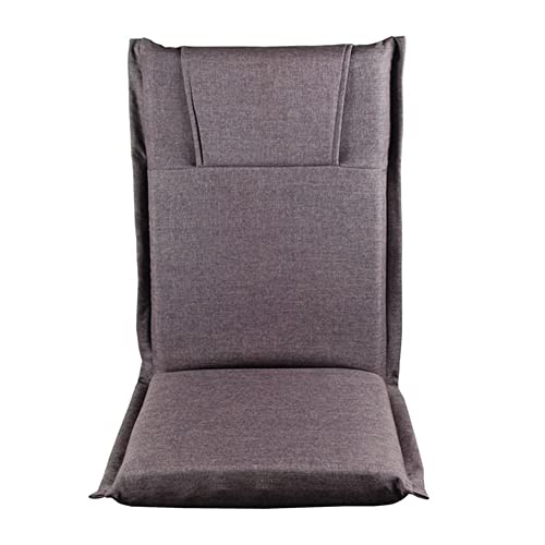 Boden Lazy Liegestuhl Tragbarer Stuhl Stoff Gepolstert Freizeit Liege Sofa Chaise von CCVAYE
