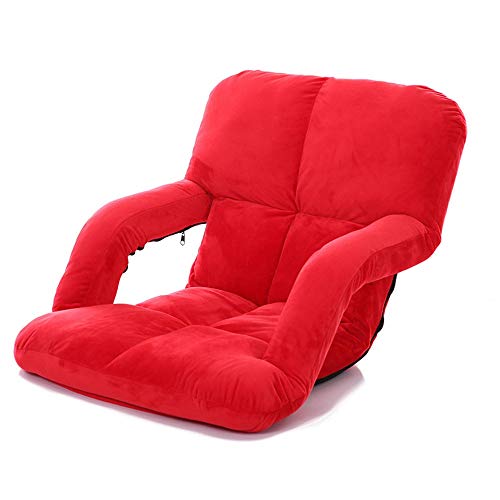 CCVAYE Stuhl, Boden, klappbar, Gaming-Sofa-Stuhl, fünf Positionen, mehrere Winkel, kein Zusammenbau erforderlich, Sofa-Stuhl/Rosa/freie Größe von CCVAYE