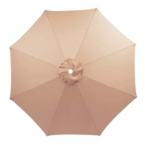 CCVVBFD Sonnenschirm Ersatzbezug Ø 350cm-200cm Polyester 8/6 Streben Sonnenschirm Ersatzbezug Uv Schutz Windfest Strand Terrasse Garten Marktschirm Ersatzdach,R-8 RIBS/350CM(11.5FT) von CCVVBFD