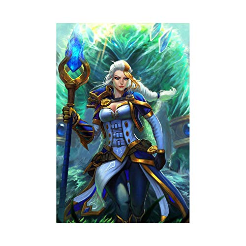 Jaina proudmoore Kunst Leinwand Kunst Poster und Wandkunst Bild Druck Modern Familie Schlafzimmer Dekor Poster von CCW