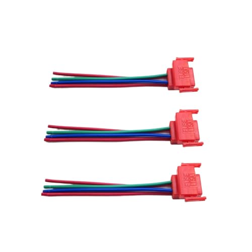 4 Draht -Motorrad -Starter -Relais -Zünderschalter Schaltkabelbaum elektrischer Anschlussstopfen kompatibel mit CB CBF CBR CRF VT VR -Modellen(3 PCs) von CCXTZC