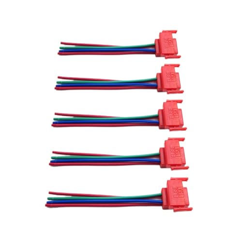 4 Draht -Motorrad -Starter -Relais -Zünderschalter Schaltkabelbaum elektrischer Anschlussstopfen kompatibel mit CB CBF CBR CRF VT VR -Modellen(5 PCs) von CCXTZC
