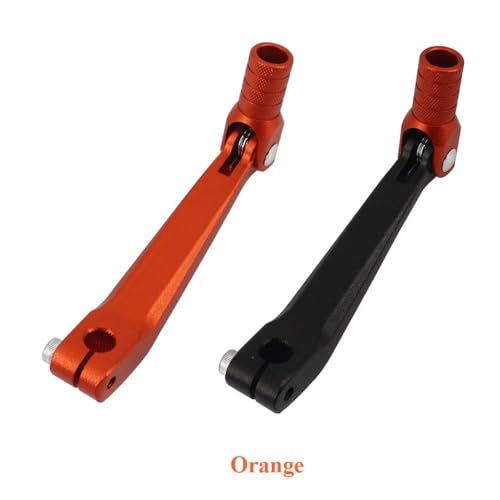Aluminiumgetränkeschalthebelstange kompatibel mit Motorcycle BSE CRF 110 Apollo TTR 125 Motorrad 50ccm 110cc 250cm Dirt Pit Bike(Orange) von CCXTZC