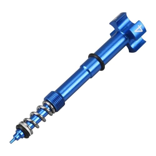 Brennstoffmischungsanmeldeschraube, kompatibel mit KX250F 2004-2010 KX450F 2006-2009 KLX450R 2008-2009 KXF250 KXF450 Motorradkarburetor-Tuning Teil(Blau) von CCXTZC
