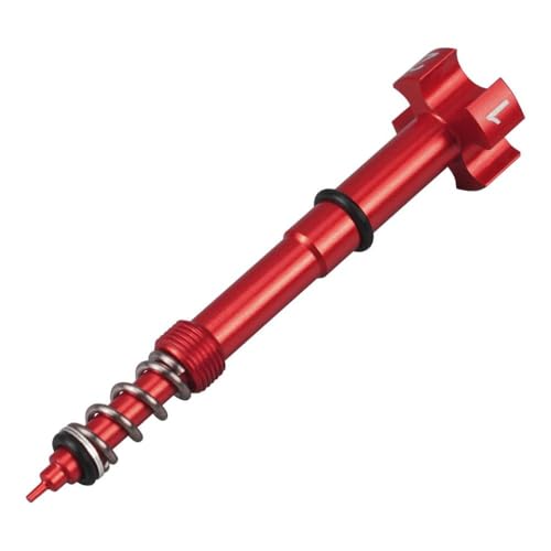 Brennstoffmischungsanmeldeschraube, kompatibel mit KX250F 2004-2010 KX450F 2006-2009 KLX450R 2008-2009 KXF250 KXF450 Motorradkarburetor-Tuning Teil(Rot) von CCXTZC