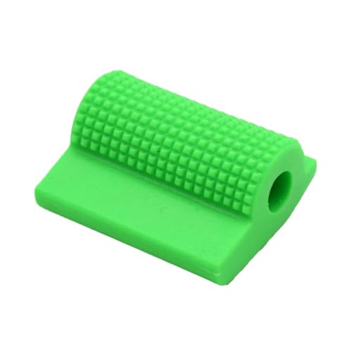 CCXTZC 8 mm universelles Motorradschichtschaltgetriebe Pedalabdeckung Gummi -Schuhschutz Zehengel Pad kompatibel mit den meisten Fahrrädern Teilezubehör(Grün) von CCXTZC