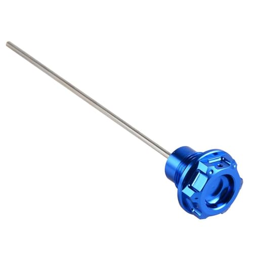 DRZ400 DRZ400E DRZ400S DRZ400SM 2000-2024 Motoröl-Tischstoffsteck-Stecker kompatibel mit DR-Z 400 400E 400S 400SM-Modelle Ersatzdip Stick(Blau) von CCXTZC
