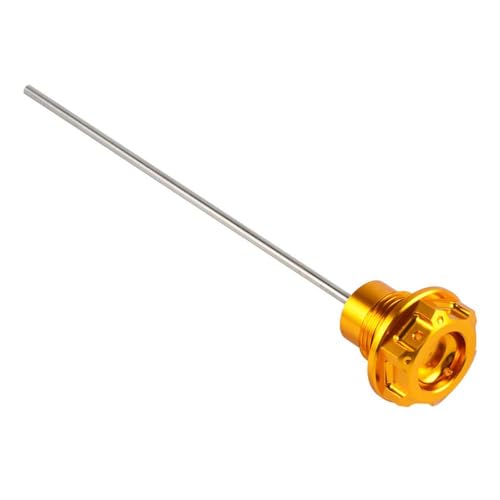 DRZ400 DRZ400E DRZ400S DRZ400SM 2000-2024 Motoröl-Tischstoffsteck-Stecker kompatibel mit DR-Z 400 400E 400S 400SM-Modelle Ersatzdip Stick(Gold) von CCXTZC