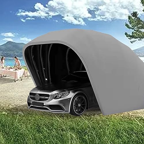 Mobiles Autozelt aus Edelstahl, faltbares und regenfestes Outdoor-Aktivitätszelt, geeignet für Fahrräder, Autos und Motorräder von CCYENG