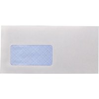 Ccykxa - 100 weiße Briefumschläge mit Fenster rechts dl 110x220mm 80g Geschäftsumschläge mit Fenster Briefumschläge lang weiße Umschläge für Briefe von CCYKXA